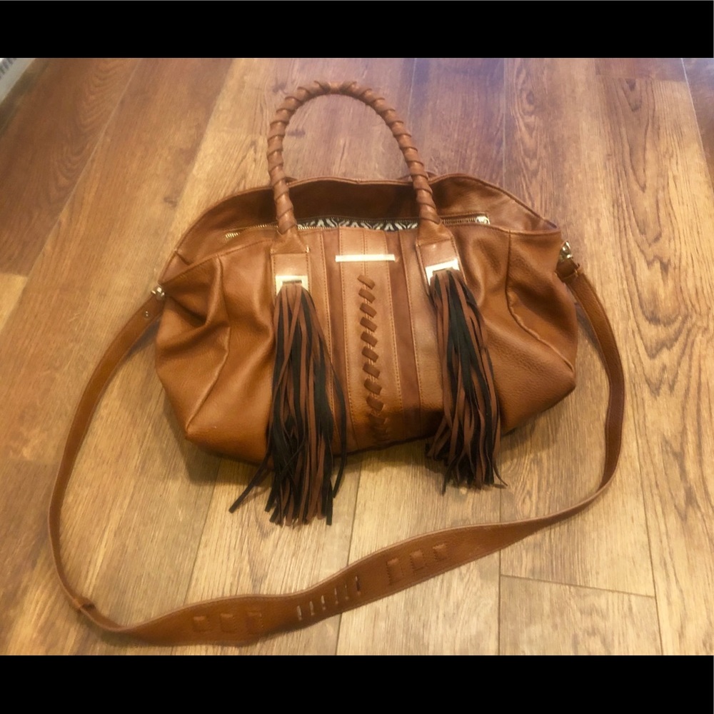 Steve Madden brown tote with shoulder strap
